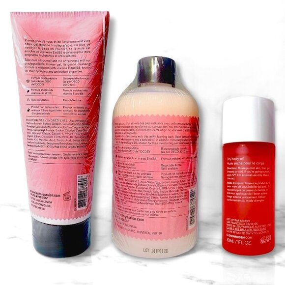 Bodycare Bundle—Shower Gel, Bubble Bath, Body Oil & Schick Intuition Set *NEW* - Picture 3 of 4